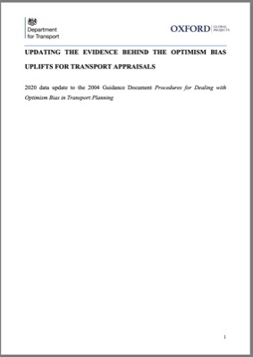 UK Department for Transport report cover