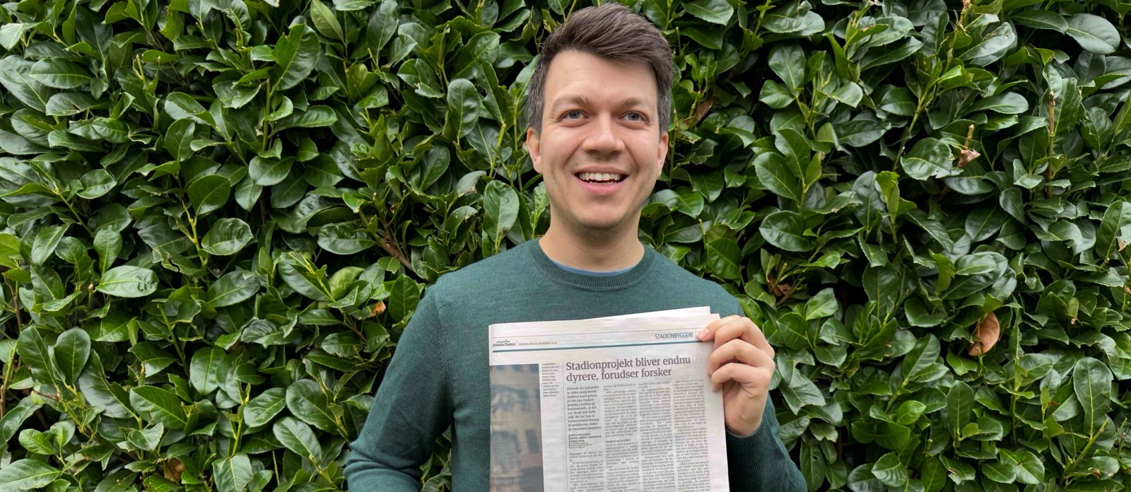 Andreas Leed with Jyllands-Posten feature